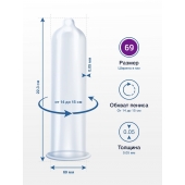 Презервативы MY.SIZE размер 69 - 3 шт. - My.Size - купить с доставкой в Бийске