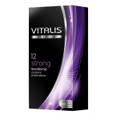 Презервативы с утолщённой стенкой VITALIS PREMIUM strong - 12 шт. - Vitalis - купить с доставкой в Бийске