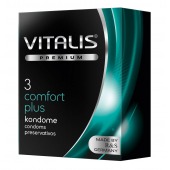 Контурные презервативы VITALIS PREMIUM comfort plus - 3 шт. - Vitalis - купить с доставкой в Бийске