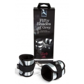 Серо-черные наручники Totally His - Fifty Shades of Grey - купить с доставкой в Бийске