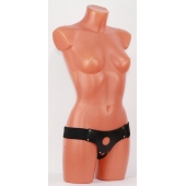 Универсальные черные трусики для страпона - БДСМ Арсенал - купить с доставкой в Бийске