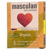 Экологически чистые презервативы Masculan Organic - 3 шт. - Masculan - купить с доставкой в Бийске