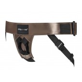 Бронзовый пояс для насадок Curious Harness - Strap-on-me - купить с доставкой в Бийске