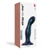 Темно-синяя насадка Strap-On-Me Dildo Plug Snaky size M - Strap-on-me - купить с доставкой в Бийске