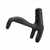 Черная вибронасадка на пенис Vibrating Penis Sling - Baile - в Бийске купить с доставкой