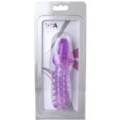 Фиолетовая насадка, удлиняющая половой член - 13,5 см. - Toyfa Basic - в Бийске купить с доставкой