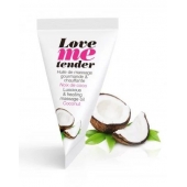 Съедобное согревающее массажное масло Love Me Tender Cocos с ароматом кокоса - 10 мл. - Love to Love - купить с доставкой в Бийске