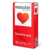 Презервативы Masculan Sensitive plus - 10 шт. - Masculan - купить с доставкой в Бийске