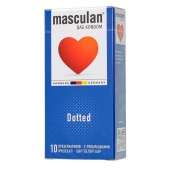 Презервативы с пупырышками Masculan Dotted - 10 шт. - Masculan - купить с доставкой в Бийске