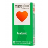 Презервативы анатомической формы Masculan Anatomic - 10 шт. - Masculan - купить с доставкой в Бийске