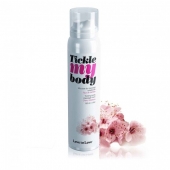 Массажная хрустящая пенка Tickle My Body Cherry Blossom с ароматом вишневого цвета - 150 мл. - Love to Love - купить с доставкой в Бийске