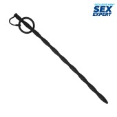 Черный стимулятор уретры Sex Expert - Sex Expert - купить с доставкой в Бийске