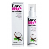 Съедобное согревающее массажное масло Love Me Tender Cocos с ароматом кокоса - 100 мл. - Love to Love - купить с доставкой в Бийске