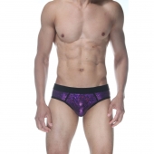 Сексуальные фиолетовые блестящие трусы-джоки - Don Moris купить с доставкой Сексуальные фиолетовые блестящие трусы-джоки - Don Moris купить с доставкой