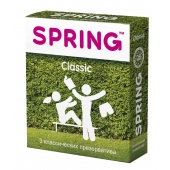 Классические презервативы SPRING CLASSIC - 3 шт. - SPRING - купить с доставкой в Бийске