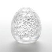 Мастурбатор-яйцо Keith Haring EGG PARTY - Tenga - в Бийске купить с доставкой