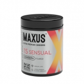 Анатомические презервативы MAXUS Sensual - 15 шт. - Maxus - купить с доставкой в Бийске