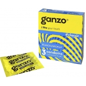 Классические презервативы с обильной смазкой Ganzo Classic - 3 шт. - Ganzo - купить с доставкой в Бийске