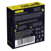 Ультратонкие презервативы Ganzo Ultra thin - 3 шт. - Ganzo - купить с доставкой в Бийске