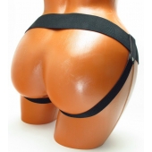 Трусики для страпона коричневого цвета - БДСМ Арсенал - купить с доставкой в Бийске