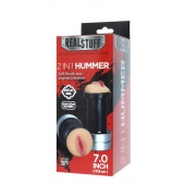 Двусторонний мастурбатор REALSTUFF 2 IN 1 HUMMER MOUTH   VAGINA - ротик и вагина - Dream Toys - в Бийске купить с доставкой