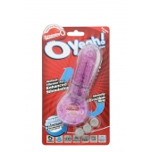 Фиолетовое эрекционное кольцо с вибрацией и пальчиком OYEAH PURPLE - Screaming O - в Бийске купить с доставкой