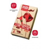 Презервативы Elasun Strawberry с аромато клубники - 10 шт. - Elasun - купить с доставкой в Бийске