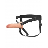 Полый страпон на ремнях 6’’ Hollow Silicone Strap-on - Pipedream - купить с доставкой в Бийске