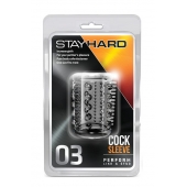Прозрачная насадка с шипами и шишечками STAY HARD COCK SLEEVE 03 CLEAR - Blush Novelties - в Бийске купить с доставкой