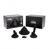Конусный вибромассажер Cowgirl Cone с 2 насадками - CowGirl - купить с доставкой в Бийске