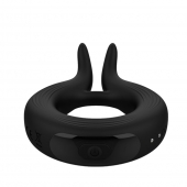 Черное эрекционное кольцо Marry Me Rechargeable Vibrating Cockring - Adrien Lastic - в Бийске купить с доставкой