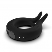 Черное эрекционное кольцо Marry Me Rechargeable Vibrating Cockring - Adrien Lastic - в Бийске купить с доставкой