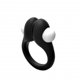 Черное эрекционное кольцо Zippy Vibrating Ring With Bullet - Adrien Lastic - в Бийске купить с доставкой