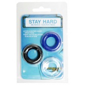 Набор из 3 эрекционных колец без рельефа - Boys of Toys - в Бийске купить с доставкой