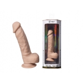 Телесный фаллоимитатор на присоске Real Skin Model 1 - 21 см. - Adrien Lastic
