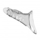 Прозрачная насадка на пенис - 22 см. - Baile - в Бийске купить с доставкой