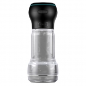 Набор PowerBlow   Feel Pocket Stroker Crystal: мастурбатор и интерактивная насадка - Kiiroo - в Бийске купить с доставкой