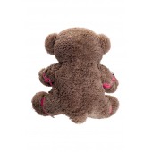 Бондажный набор: бурый мишка с розовыми оковами и наручниками - Pecado - купить с доставкой в Бийске