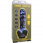 Черно-синяя мини-машина на присоске Tendril Thruster - 21,6 см. - Doc Johnson - купить с доставкой в Бийске
