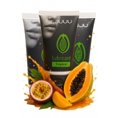 Набор из 3 съедобных лубрикантов JUJU со вкусом тропических фруктов - JuJu - купить с доставкой в Бийске