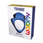 Синее эрекционное кольцо Wooomy Tribeс с вибрацией - Adrien Lastic - в Бийске купить с доставкой