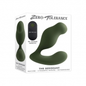 Вибромассажер простаты The Sergeant цвета хаки - Zero Tolerance - в Бийске купить с доставкой
