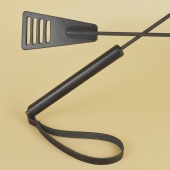 Черный кожаный стек «Сириус» - 60 см. - Sitabella - купить с доставкой в Бийске