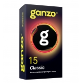 Классические презервативы с обильной смазкой Ganzo Classic - 15 шт. - Ganzo - купить с доставкой в Бийске
