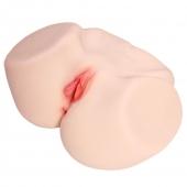 Мастурбатор-полуторс с двойным слоем материала Jenny Onahole Real Vagina - KOKOS - в Бийске купить с доставкой