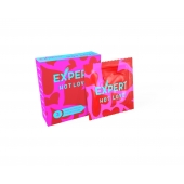 Презервативы с разогревающим эффектом Expert Hot Love - 3 шт. - Expert - купить с доставкой в Бийске