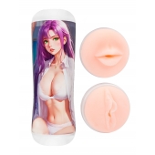 Двусторонний мастурбатор аниме - ротик и вагина - Tokyo Style - в Бийске купить с доставкой