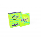 Ультратонкие презервативы Expert Invisible - 3 шт. - Expert - купить с доставкой в Бийске