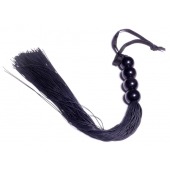 Черная силиконовая плеть - 37 см. - Boys of Toys - купить с доставкой в Бийске