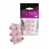 Прозрачная сквозная насадка на пенис с цветными шариками - Erowoman-Eroman - в Бийске купить с доставкой